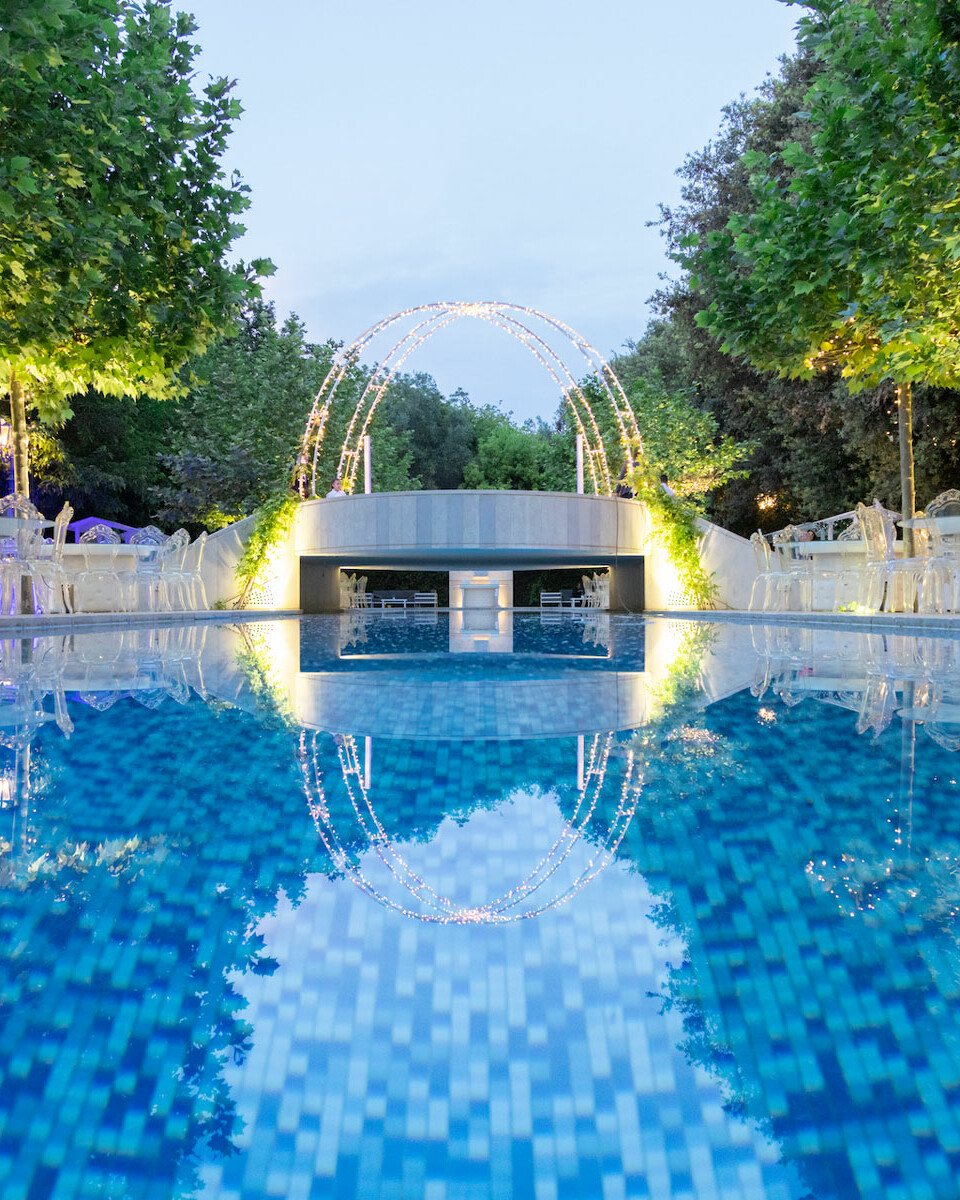 La piscina, location esclusiva di Villa Ciardi